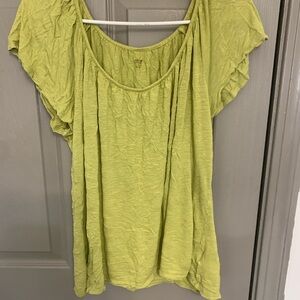 Vibrant Lime Women's Blouse